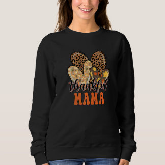 Camiseta Mamãe Grata Coração de Guepardo Mamãe Vida Outono 