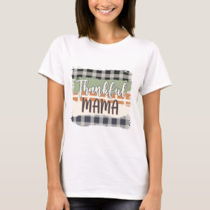 Camiseta Mamãe Grata - Dia de Ação de Graças