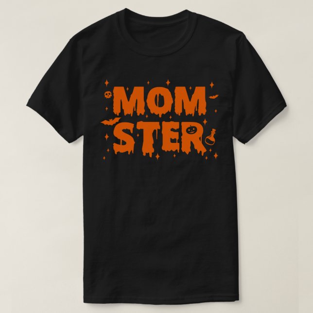 Camiseta Mamãe Halloween (Frente do Design)