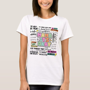 Camiseta Mamãe Inspiracional Está Tudo Bem