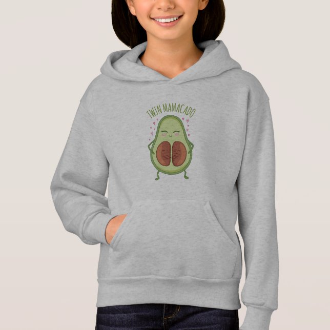 Camiseta Mamãe Jovem Abacate Fofo (Frente)