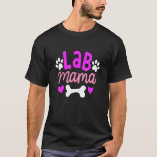 Camiseta Mamãe Lab Labrador Retriever Dona Mãe Cachorra M