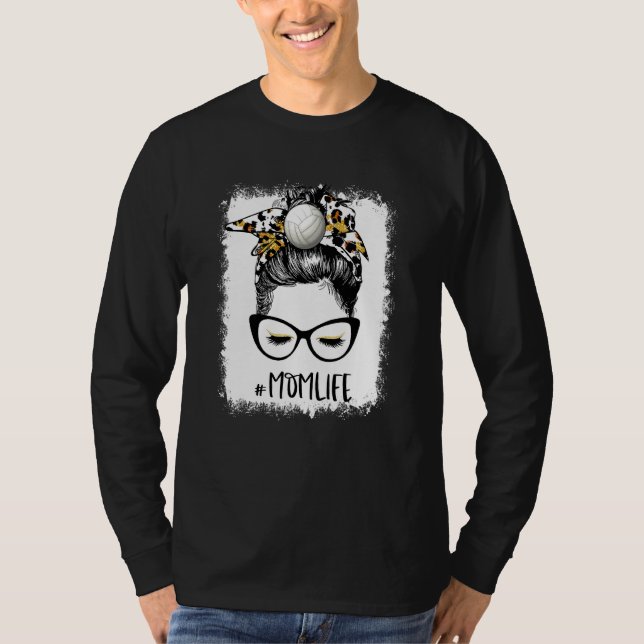 Camiseta Mamãe Life Leopardo Mensagem Bun Gam (Frente)