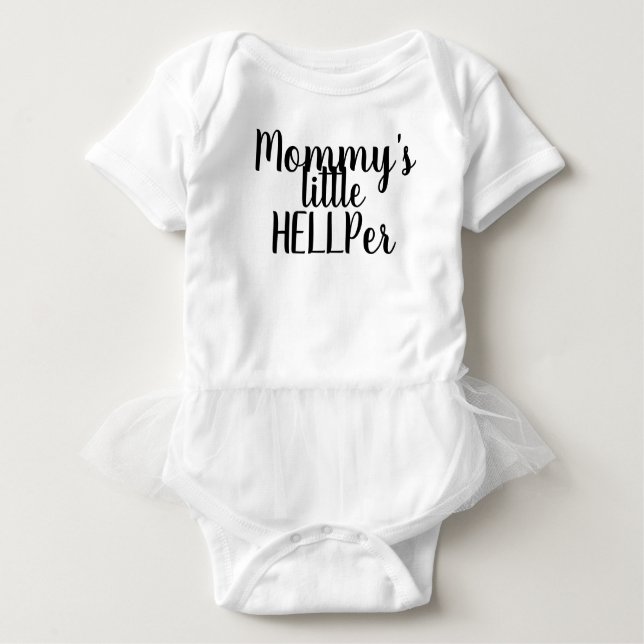 Camiseta Mamãe Little HELLP (Frente)