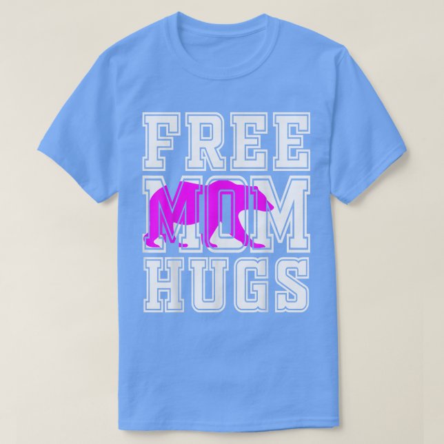 Camiseta Mamãe Livre Mãe Abraça Bebê Rosa (Frente do Design)