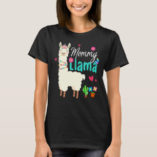 Camiseta Mamãe Llama Dia de as mães Mulheres Mãe Aniversári