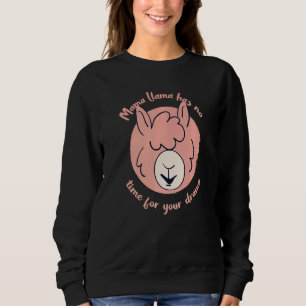 Camiseta Mamãe Llama Não Tem Tempo Para Seu Drama Llama Cut