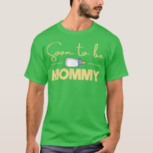 Camiseta Mamãe Mãe Engraçada Cor-de-rosa Azul Gravidez Sexo