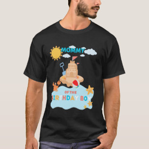 Camiseta Mamãe Mãe Praia Aniversário Verão Família Oceânica