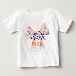 Camiseta Mamãe Mamãe Amor Você Fofo Elegante Dia das Mães M