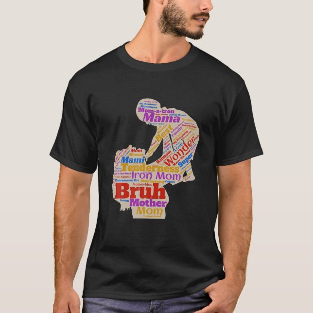 Camiseta Mamãe Mamãe Mãe Bruh (Frente)