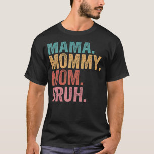 Camiseta Mamãe Mamãe Mãe Bruh Luz Autismo Sensibilização Mã