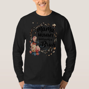 Camiseta Mamãe Mamãe Mãe Bruh Rosa Dia de as mães Custa Cit