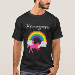 Camiseta Mamãe Mamãe Unicorn Dia de as mães Bonito Prese