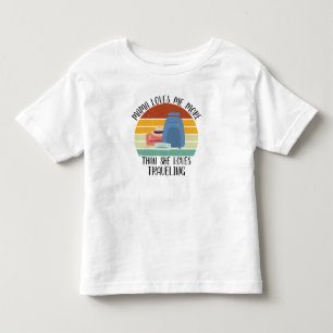 Camiseta Mamãe Me Ama Mais Do Que Ama Viajar CUSTOM