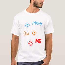 Camiseta Mamãe Me Pai Com Futebol