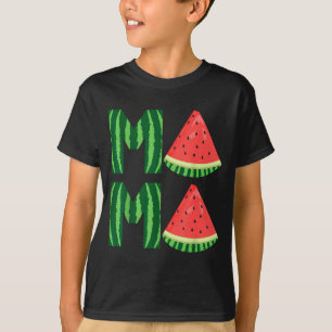 Camiseta Mamãe melancia feminina fofa vintage fruta de verã