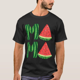 Camiseta Mamãe melancia feminina fofa vintage verão fruta