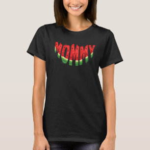 Camiseta Mamãe Melancia Fruta de Verão, Parto