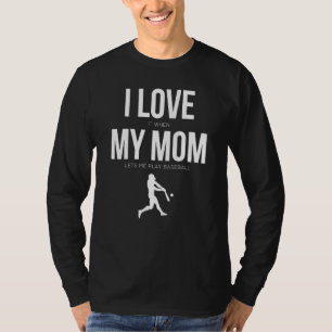 Camiseta Mamãe Menino Eu adoro quando minha mãe me deixa jo