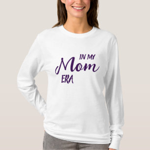 Camiseta Mamãe Moderna Minimalista Simples e Estilosa na Er
