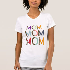 Camiseta MAMÃE MOM - Branco elegante