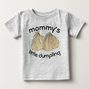 Camiseta MAMÃE MÚLTIPLO DE DUMPLING Comida chinesa Shumai