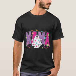 Camiseta Mamãe Neon de Halloween Mini