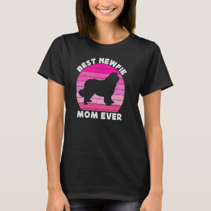 Camiseta Mamãe Newfie Mãe Para Mulheres Newfy Newfound Cog