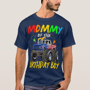 Camiseta Mamãe O Aniversário Do Monstro Do Aniversário
