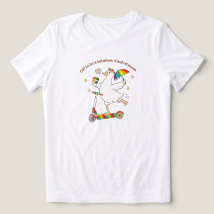 Camiseta Mamãe Orgulhosa Arco-Íris Suporte à Mãe LGBT Prese