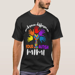 Camiseta Mamãe Orgulhosa Mãe Quebra-cabeça Especial Autismo