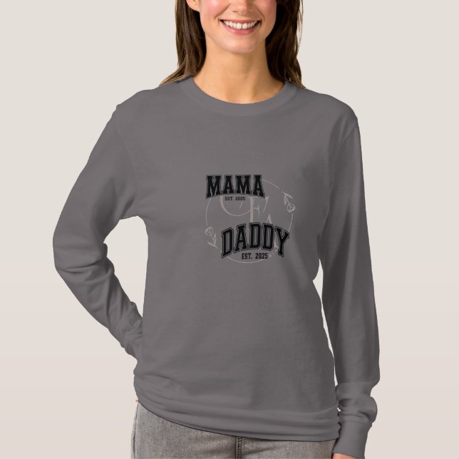 Camiseta Mamãe & Papai (Frente)