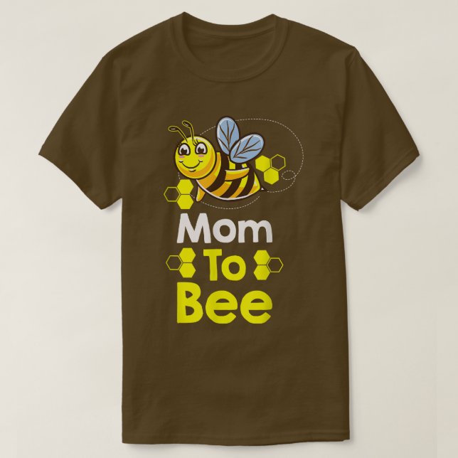 Camiseta Mamãe Para A Revelação Do Gênero (Frente do Design)