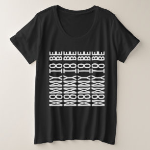Camiseta MAMÃE PARA SER - Mensagem Oculta