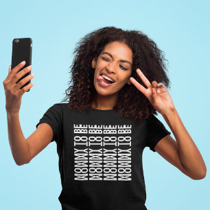 Camiseta MAMÃE PARA SER - Mensagem Oculta