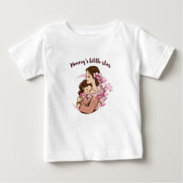 Camiseta Mamãe Pequena Estrela