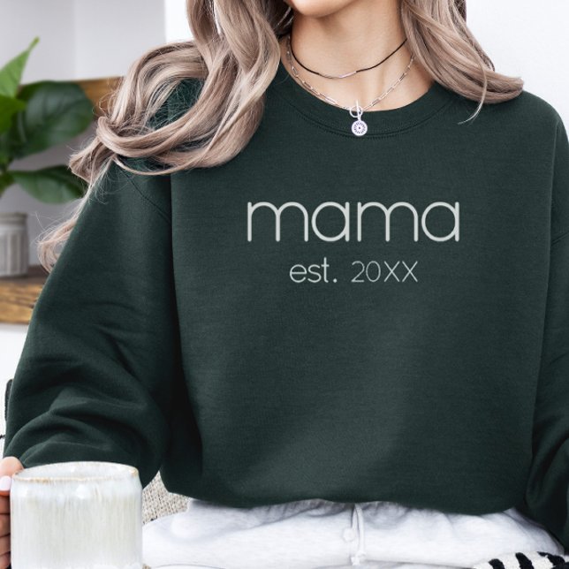 Camiseta Mamãe Personalizada (Custom Mama Sweatshirt)