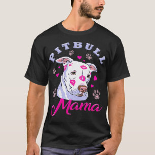 Camiseta Mamãe Pitbull Com Cara De Pena Bonita, Mama Pitbul