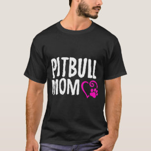 Camiseta Mamãe Pitbull Eu Amo Meu Pitbull