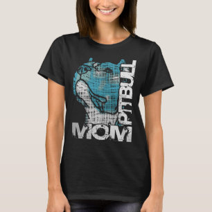 Camiseta Mamãe Pitbull Meu Melhor Amigo Meus Animais De Com