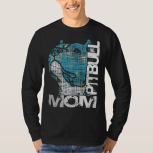 Camiseta Mamãe Pitbull Meu Melhor Amigo Meus Animais De Com