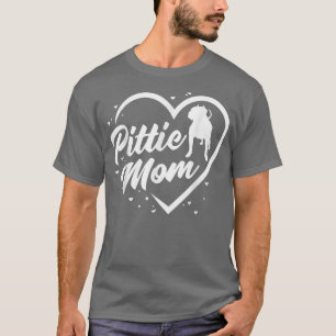 Camiseta Mamãe Pittie, Avó Cachorro Menina, Melhor Cachorro
