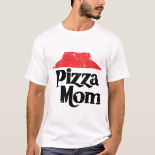 Camiseta Mamãe Pizza Chef Funny Comida Pun