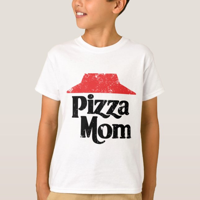 Camiseta Mamãe Pizza Chef Funny Comida Pun (Frente)