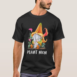 Camiseta Mamãe Planta Lírio Callas Gnomo Jardinagem Mamãe M
