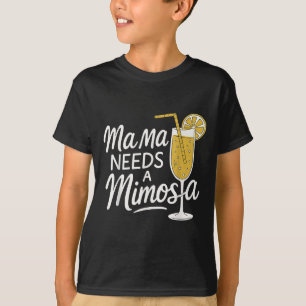 Camiseta Mamãe Precisa De Uma Citação De Mãe Brunch Engraça