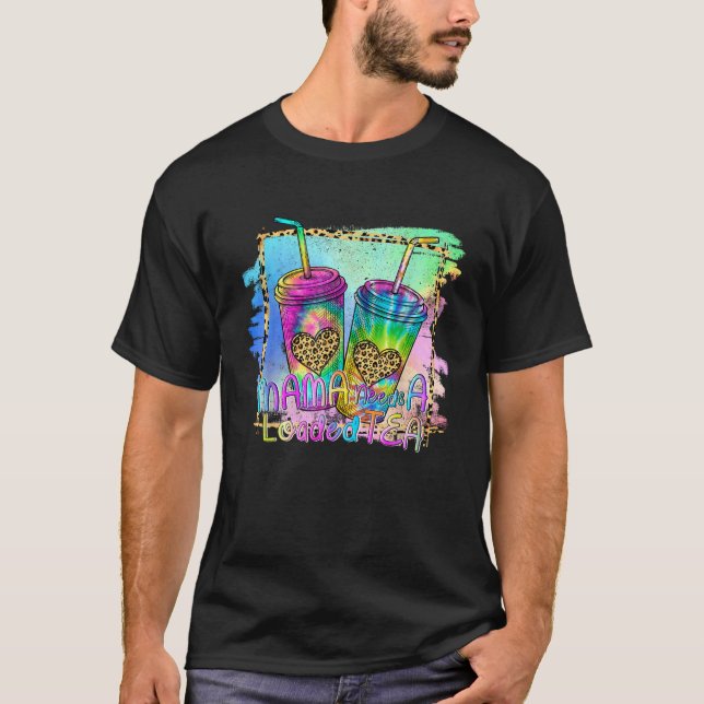 Camiseta Mamãe precisa de uma Malhação de colmeia de chá ca (Frente)