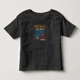 Camiseta Mamãe Presente Mães Seguram As Mãos Dos Filhos