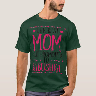 Camiseta Mamãe Promoveu A Avó Babushka Mãe Rússia